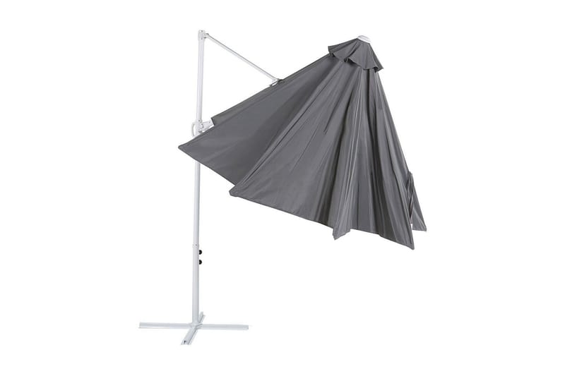 Calimera Hengende parasoll 295 cm - Grå/Hvit - Hagemøbler & utemiljø - Solbeskyttelse - Parasoller - Hengeparasoll