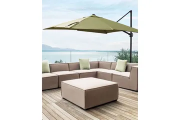 Calimera Hengende parasoll 245 cm - Grønn/Svart - Hagemøbler & utemiljø - Solbeskyttelse - Parasoller - Hengeparasoll