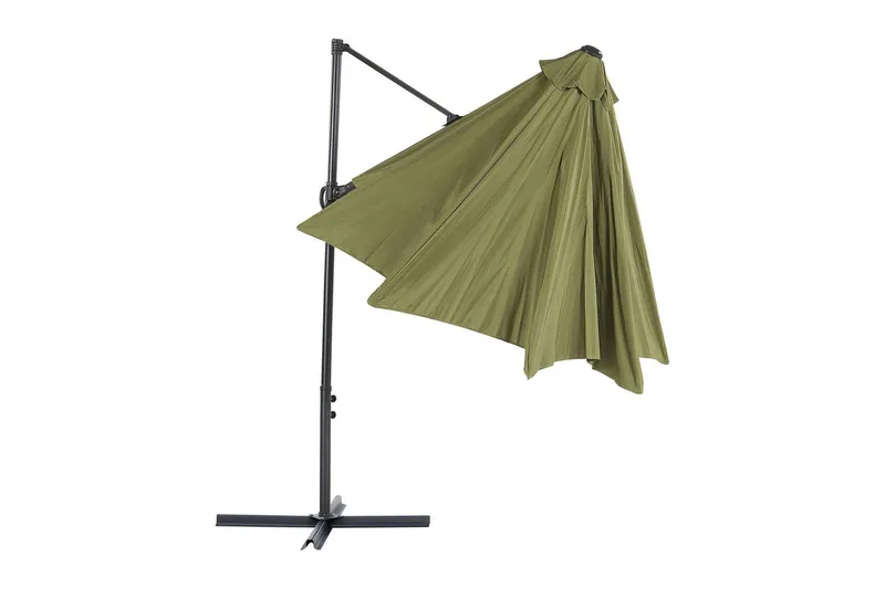 Calimera Hengende parasoll 295 cm - Grønn/Svart - Hagemøbler & utemiljø - Solbeskyttelse - Parasoller - Hengeparasoll