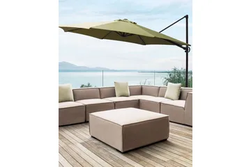 Calimera Hengende parasoll 295 cm - Grønn/Svart - Hagemøbler & utemiljø - Solbeskyttelse - Parasoller - Hengeparasoll