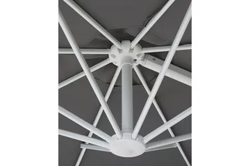 Calimera Hengende parasoll 295 cm - Grå/Hvit - Hagemøbler & utemiljø - Solbeskyttelse - Parasoller - Hengeparasoll