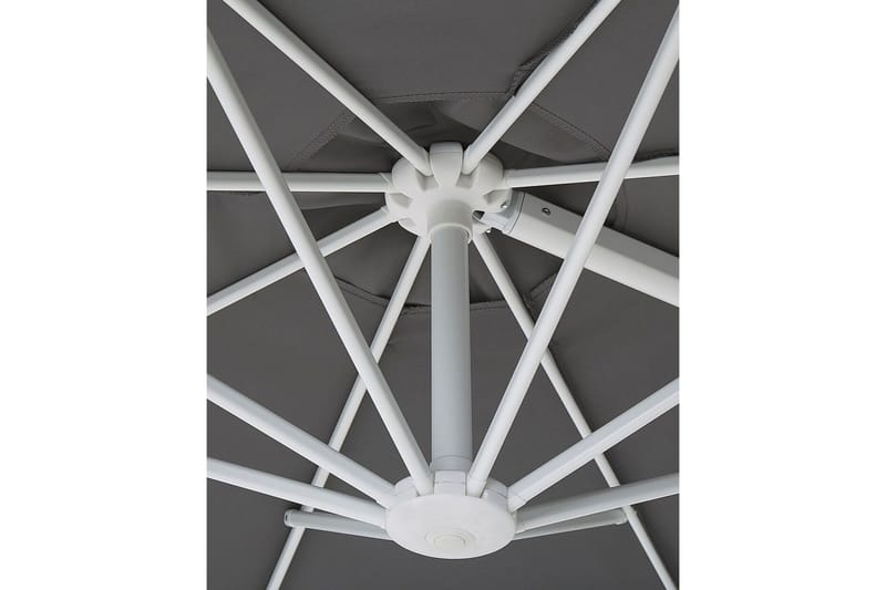 Calimera Hengende parasoll 295 cm - Grå/Hvit - Hagemøbler & utemiljø - Solbeskyttelse - Parasoller - Hengeparasoll