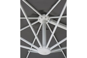 Calimera Hengende parasoll 295 cm - Grå/Hvit - Hagemøbler & utemiljø - Solbeskyttelse - Parasoller - Hengeparasoll