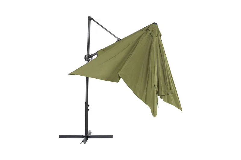 Calimera Hengende parasoll 245 cm - Grønn/Svart - Hagemøbler & utemiljø - Solbeskyttelse - Parasoller - Hengeparasoll