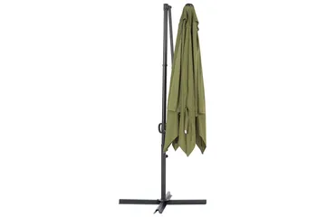 Calimera Hengende parasoll 245 cm - Grønn/Svart - Hagemøbler & utemiljø - Solbeskyttelse - Parasoller - Hengeparasoll
