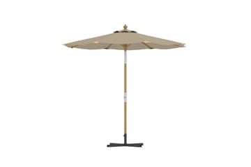 Cerox parasoll 270 cm utendørs - Beige - Hagemøbler & utemiljø - Solbeskyttelse - Parasoller - Baliparasoll