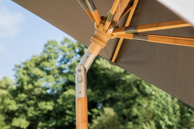 Cerox Parasoll 270 cm - Grå - Hagemøbler & utemiljø - Solbeskyttelse - Parasoller