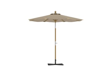 Cerox parasoll 270 cm utendørs - Beige - Hagemøbler & utemiljø - Solbeskyttelse - Parasoller - Baliparasoll