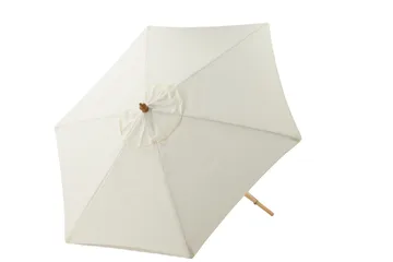 Corypho Parasoll 250 cm - Hvit - Hagemøbler & utemiljø - Solbeskyttelse - Parasoller