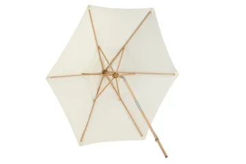 Corypho Parasoll 250 cm - Hvit - Hagemøbler & utemiljø - Solbeskyttelse - Parasoller