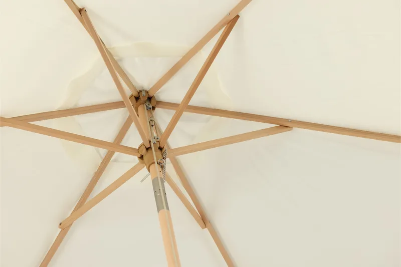 Corypho Parasoll 250 cm - Hvit - Hagemøbler & utemiljø - Solbeskyttelse - Parasoller