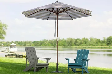 Ferentillo Parasoll 245 cm - Beige - Hagemøbler & utemiljø - Solbeskyttelse - Parasoller