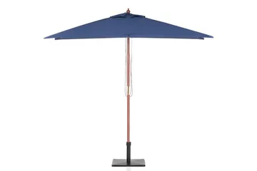 Flamenco Parasoll 244 cm - Blå - Hagemøbler & utemiljø - Solbeskyttelse - Parasoller