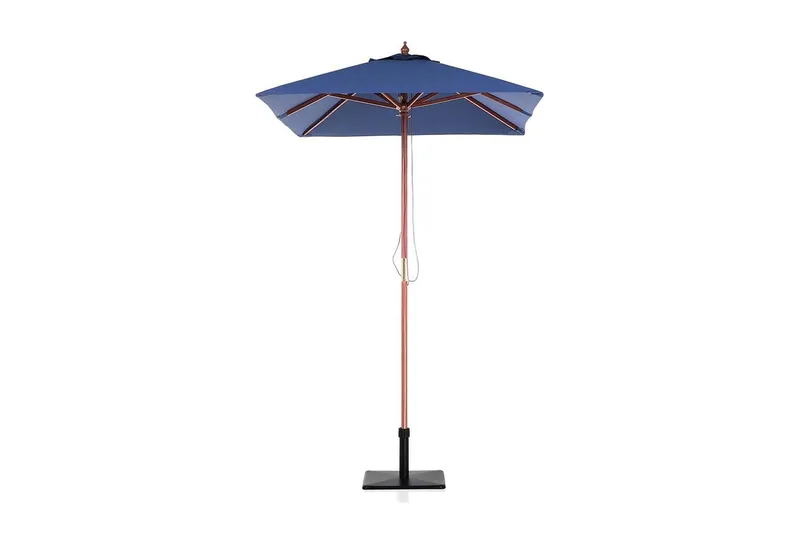 Flamenco Parasoll 244 cm - Blå - Hagemøbler & utemiljø - Solbeskyttelse - Parasoller