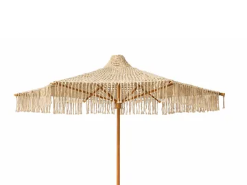 Hillerstorp Alba parasoll 200 cm - Natur - Hagemøbler & utemiljø - Solbeskyttelse - Parasoller - Strandparasoll