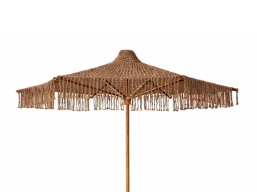 Hillerstorp Alba parasoll 200 cm - Brun - Hagemøbler & utemiljø - Solbeskyttelse - Parasoller - Strandparasoll