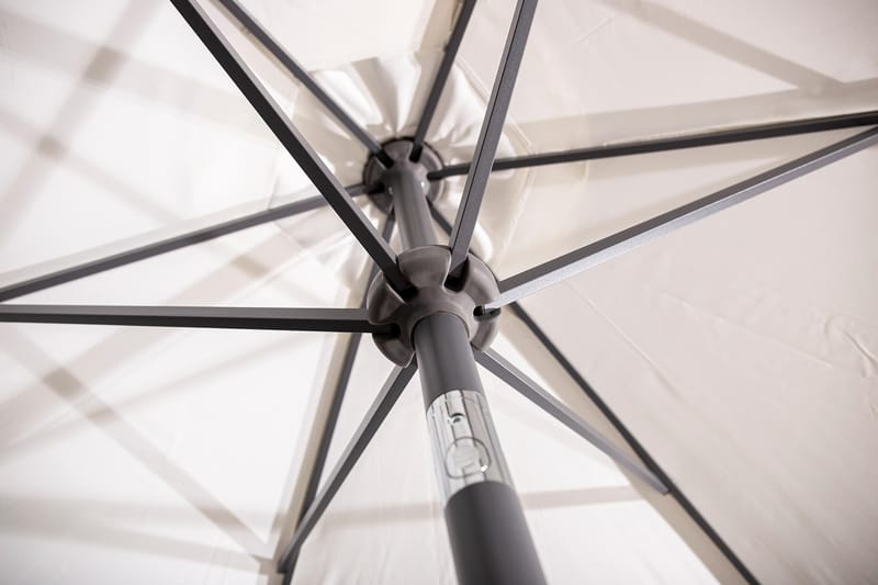 Parasoll Leeds 300 cm Hvit/Svart - Venture Home - Parasoller
