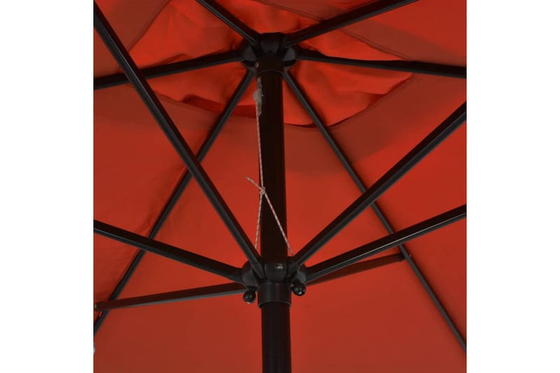 Parasoll med metallstang 300x200 cm terrakotta - Parasoller