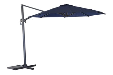 Miami Hageparasoll Frittstående Ø3,5 m - Blå - Hagemøbler & utemiljø - Solbeskyttelse - Parasoller - Hengeparasoll