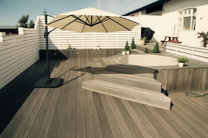 Miami Hageparasoll Frittstående Ø3,5 m - Sand - Hagemøbler & utemiljø - Solbeskyttelse - Parasoller - Hengeparasoll