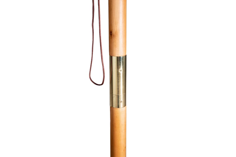 Naxos Parasoll Rund Ø300 cm Svart/Natur - Venture Home - Hagemøbler & utemiljø - Solbeskyttelse - Parasoller - Baliparasoll