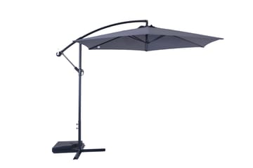 PALMA Parasoll Ø3 m - Grå - Hagemøbler & utemiljø - Solbeskyttelse - Parasoller - Hengeparasoll