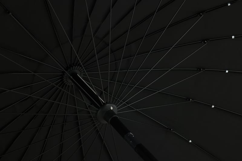 Palmetto Parasoll 270 cm - Svart - Hagemøbler & utemiljø - Solbeskyttelse - Parasoller