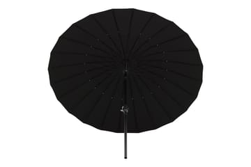Palmetto Parasoll 270 cm - Svart - Hagemøbler & utemiljø - Solbeskyttelse - Parasoller