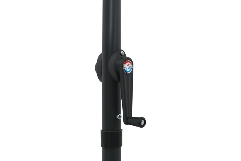 Parasoll antrasitt 200x211 cm aluminium - Parasoller