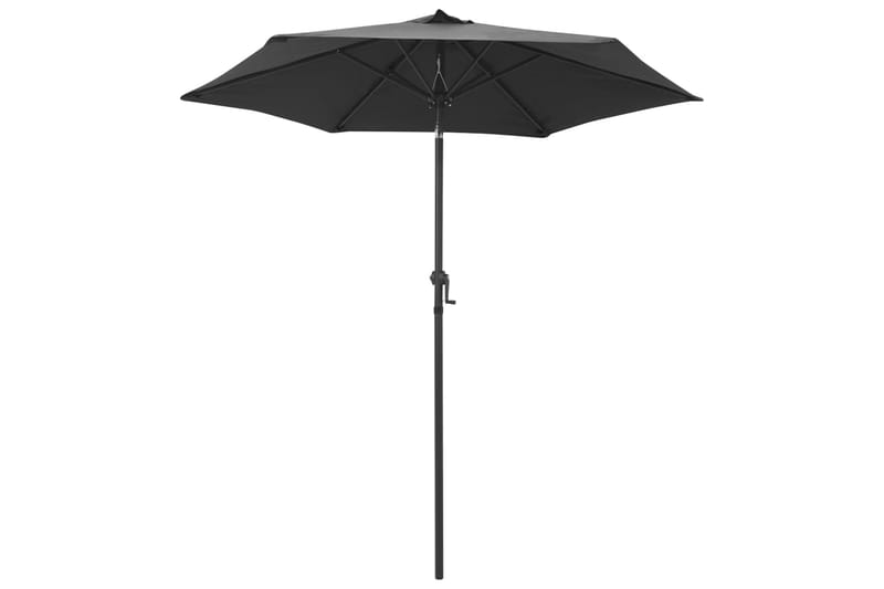 Parasoll antrasitt 200x211 cm aluminium - Parasoller Parasoll antrasitt 200x211 cm aluminium - Parasoller