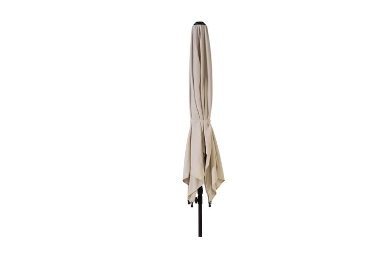 Parasoll BALCONY 2x3m svart / beige - Hagemøbler & utemiljø - Solbeskyttelse - Parasoller