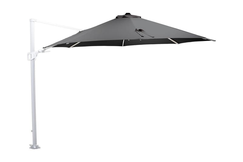Parasoll Hawaii 350 cm Hvit/Mørkegrå - Garden Impressions - Parasoller