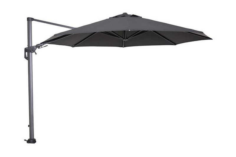 Parasoll Hawaii 350 cm Svart/Lysegrå - Garden Impressions - Parasoller