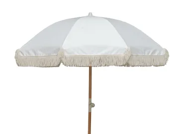 Parasoll Hillerstorp Parasoll 200 cm - Beige - Hagemøbler & utemiljø - Solbeskyttelse - Parasoller - Strandparasoll