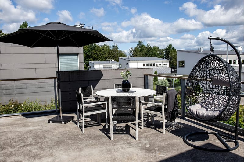 Parasoll Leeds 300 cm Svart - Parasoller