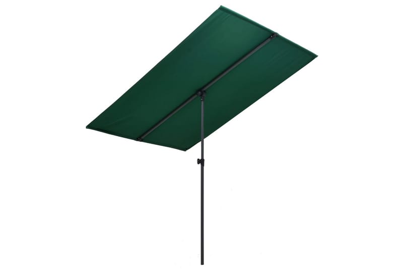 Parasoll med aluminiumsstang 2x1,5 m grønn - Grønn - Parasoller