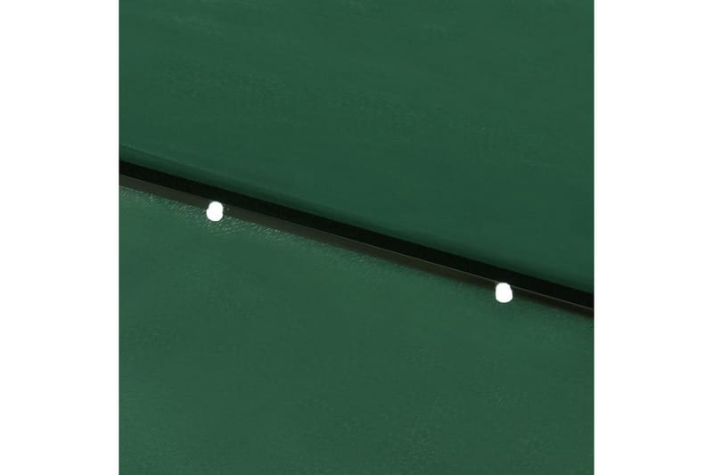 Parasoll med lysdioder og stålstang grønn 2x3 m - Parasoller