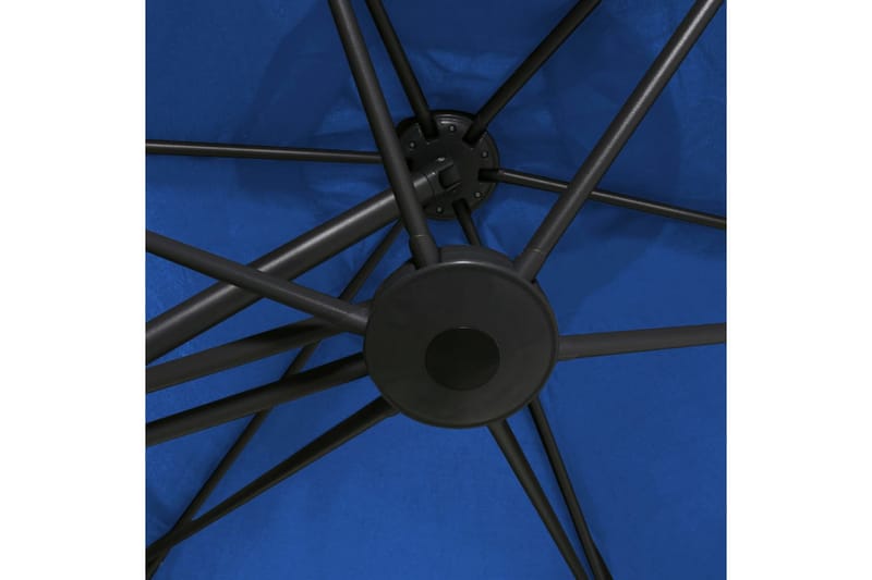 Parasoll med stålstang 300 cm asurblå - Parasoller