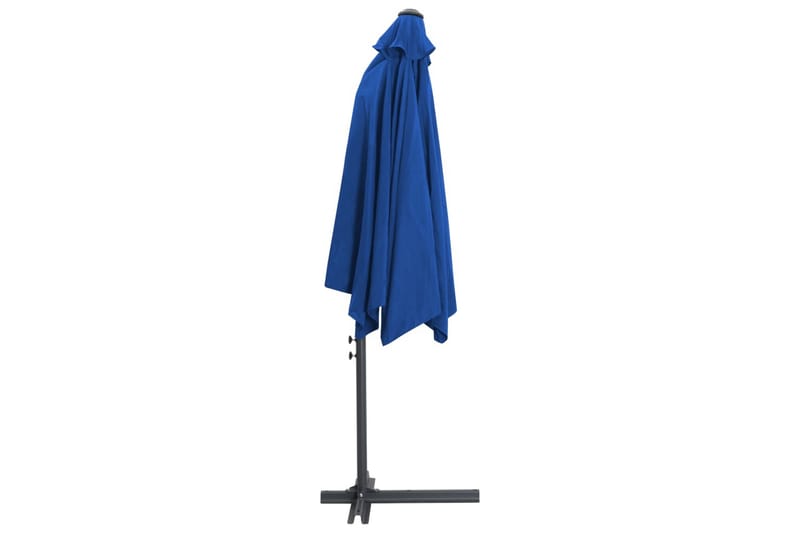 Parasoll med stålstang 300 cm asurblå - Parasoller