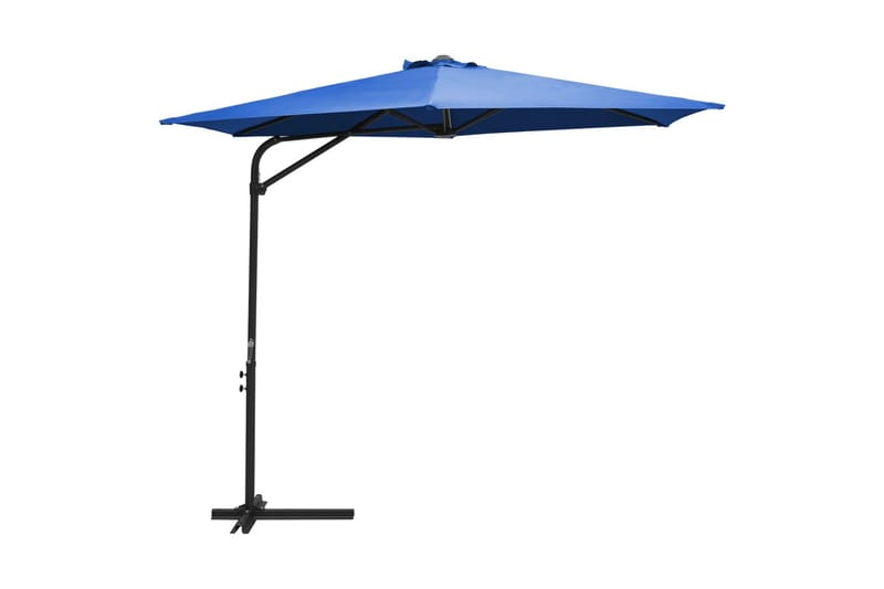 Parasoll med stålstang 300 cm asurblå - Parasoller Parasoll med stålstang 300 cm asurblå - Parasoller