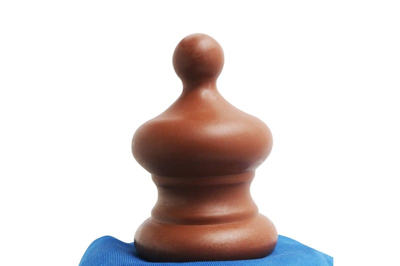 Parasoll med trestang 350 cm blå - Parasoller