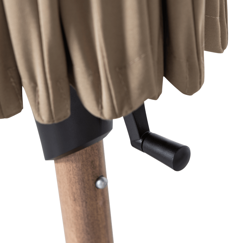 Parasoll Monica 280 cm utendørs - Sand/Grønn - Hagemøbler & utemiljø - Solbeskyttelse - Parasoller - Baliparasoll