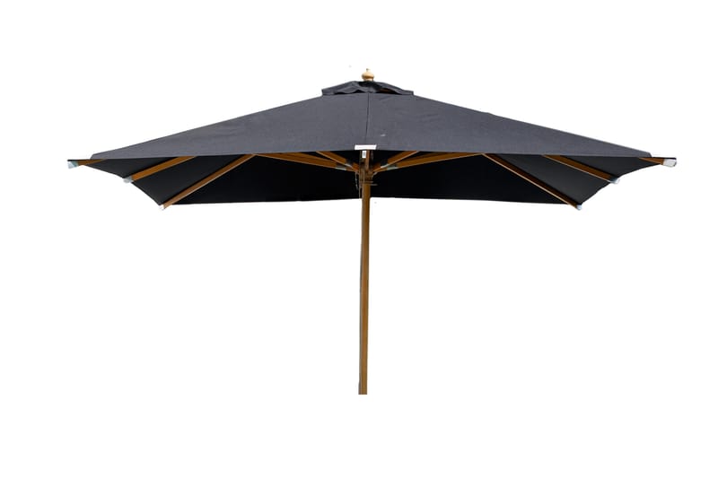 Parasoll Naxos 300 cm Svart/Natur - Parasoller