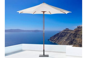 Parasoll Toscana 237 cm - Beige - Hagemøbler & utemiljø - Solbeskyttelse - Parasoller - Strandparasoll
