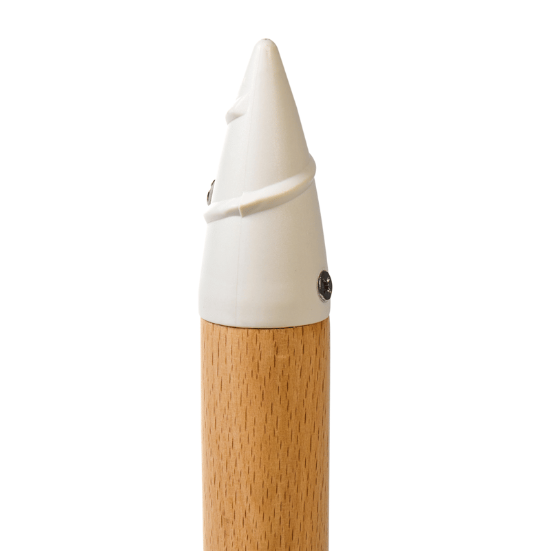 Parasoll utendørs 155 cm Mondello - hvit/svart - Hagemøbler & utemiljø - Solbeskyttelse - Parasoller - Strandparasoll