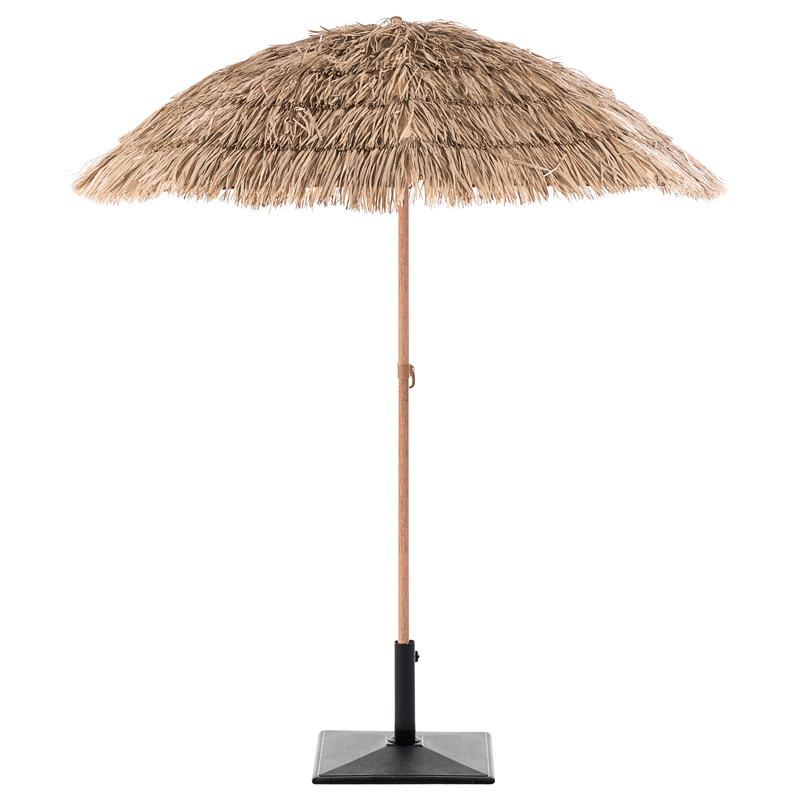 Parasoll utendørs 175 cm Civetta - naturlig/brun - Hagemøbler & utemiljø - Solbeskyttelse - Parasoller - Balkongparasoll