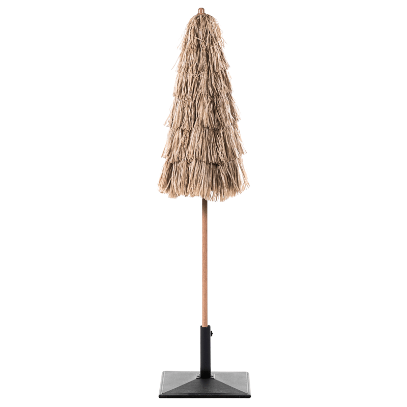 Parasoll utendørs 175 cm Civetta - naturlig/brun - Hagemøbler & utemiljø - Solbeskyttelse - Parasoller - Balkongparasoll