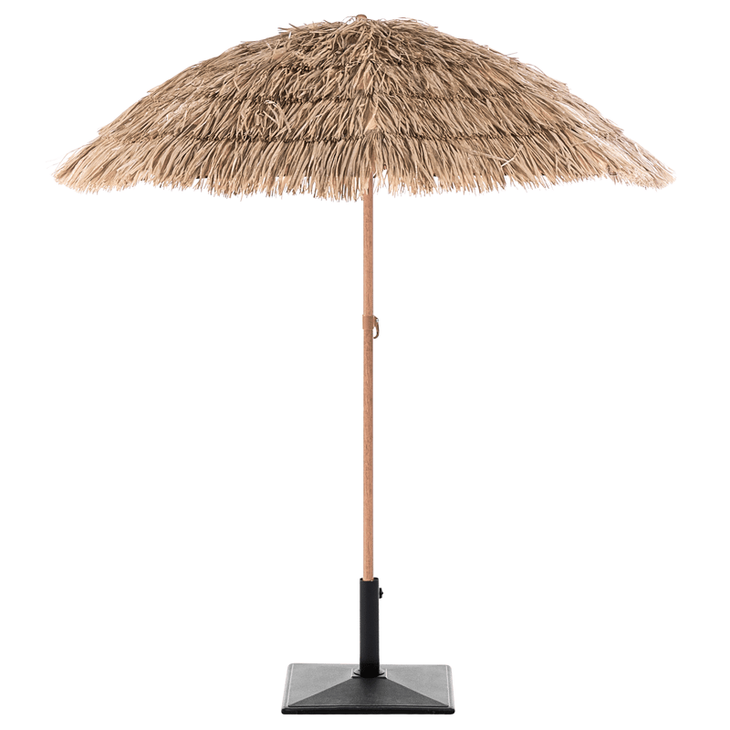 Parasoll utendørs 175 cm Civetta - naturlig/brun - Hagemøbler & utemiljø - Solbeskyttelse - Parasoller - Balkongparasoll