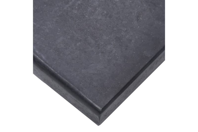Parasollfot svart 40x28x4 cm granitt - Svart - Parasoller