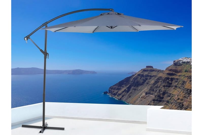 Ravenna Parasoll 240 cm - Grå - Hagemøbler & utemiljø - Solbeskyttelse - Parasoller